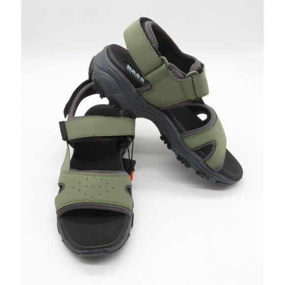 Bass Outdoor Women's Green Hiking Sandals 7 Adjustable Straps Rubber Sole NWB $6 - Picture 3 of 8